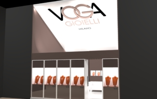 Progetto stand Voga - VicenzaOro