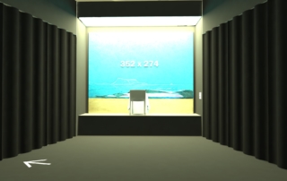 Rendering Ingresso Mostra Luca Vernizzi - Triennale Milano