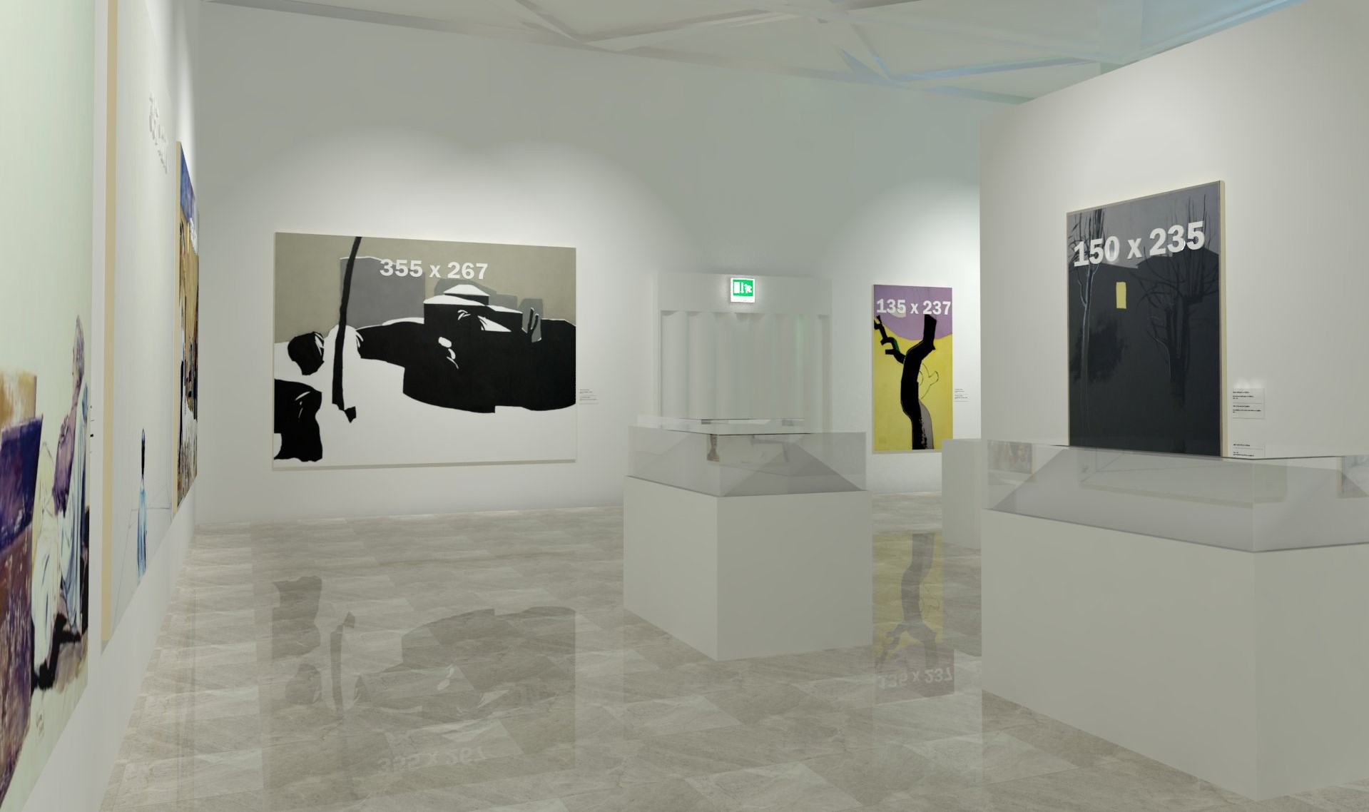 Rendering Mostra Luca Vernizzi
