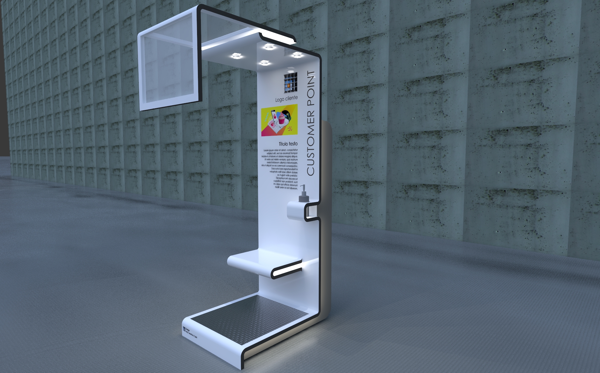 Customer Point con Parasole