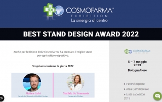 Best Stand Design Award - Cosmofarma 2022