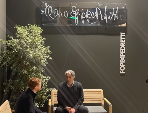 Intervista al Salone del Mobile – Progetto stand Foppapedretti