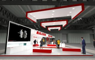 Stand Malossi Progetto Arch. Calvi