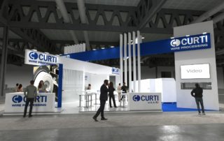 Progetto stand CURTI - Productronica 2023