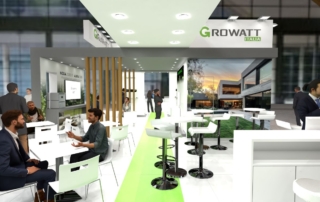 Progetto stand GROWATT - Key Energy